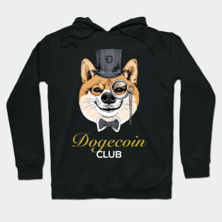 Funny Dogecoin Club Doge HODL Dogecoin Hoodie